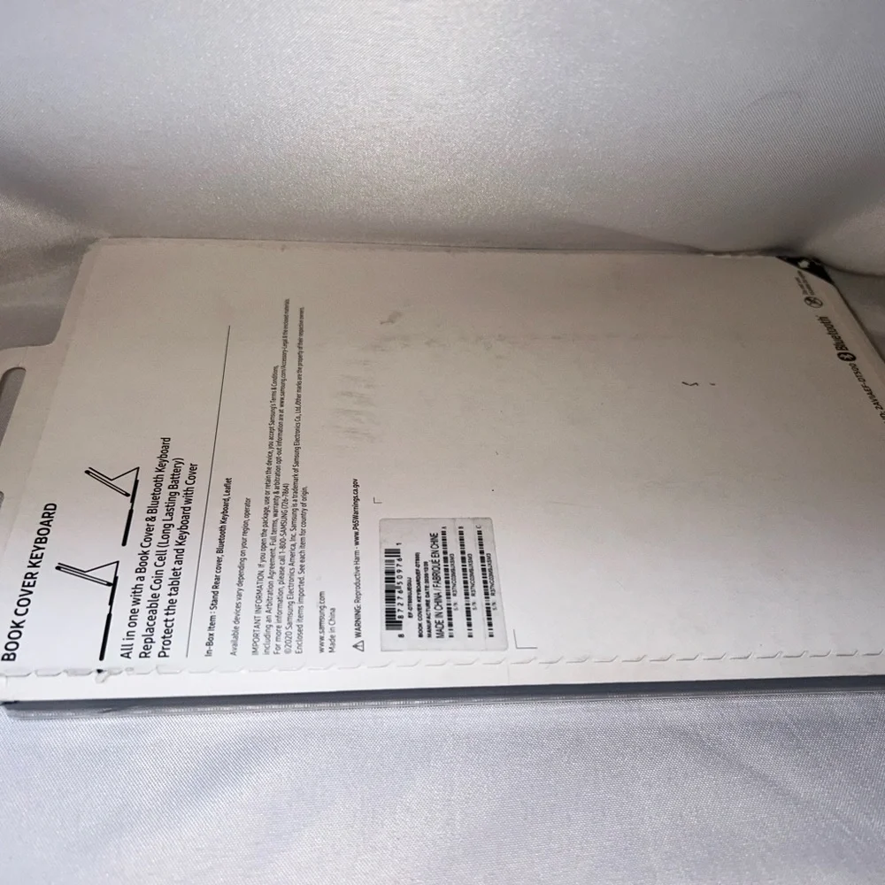 Samsung Gray Tablet with Keyboard Accessory